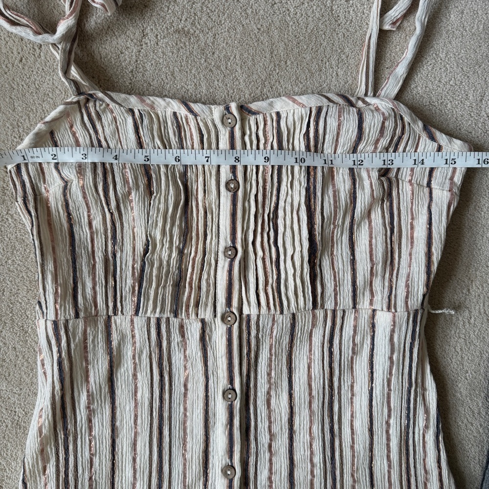 Veronica Beard Cotton Striped Maxi Dress XS - Picture 8 of 11